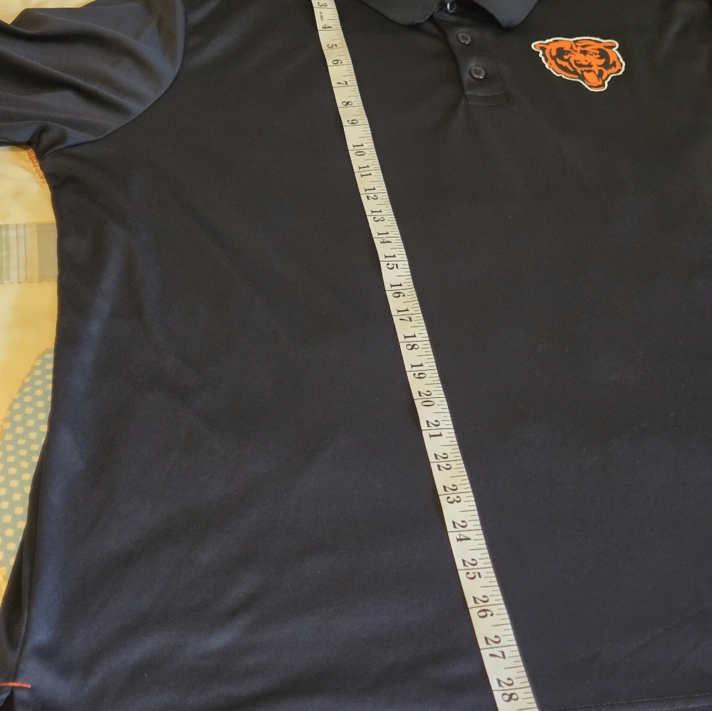 Chicago Bears Men's Fanatics Dark  Blue Polo Shirt Performance Athletic Wear XXL - Picture 10 of 10